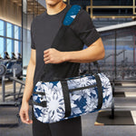 Christmas Snowflake Print Gym Bag