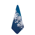 Christmas Snowflake Print Hand Towel