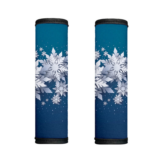 Christmas Snowflake Print Handle Covers