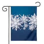 Christmas Snowflake Print House Flag
