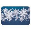 Christmas Snowflake Print Indoor Door Mat