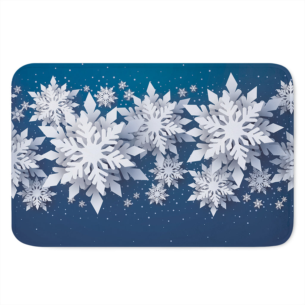 Christmas Snowflake Print Indoor Door Mat