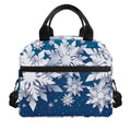 Christmas Snowflake Print Insulated Lunch Bag