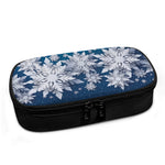 Christmas Snowflake Print Insulin Cooler Travel Case