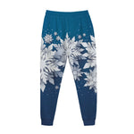 Christmas Snowflake Print Jogger Pants
