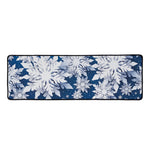 Christmas Snowflake Print Long Kitchen Mat