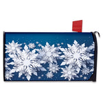 Christmas Snowflake Print Mailbox Cover