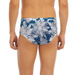 Christmas Snowflake Print Men's Briefs