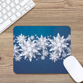 Christmas Snowflake Print Mouse Pad