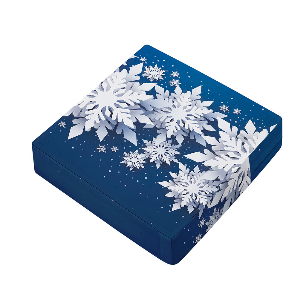 Christmas Snowflake Print Outdoor Seat Cushion Cover