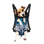 Christmas Snowflake Print Pet Carrier Backpack