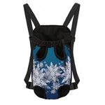Christmas Snowflake Print Pet Carrier Backpack