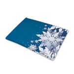 Christmas Snowflake Print Pet Cooling Mat Cover