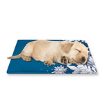 Christmas Snowflake Print Pet Cooling Mat Cover