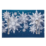 Christmas Snowflake Print Placemat