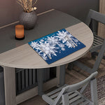 Christmas Snowflake Print Placemat