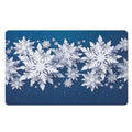 Christmas Snowflake Print Polyester Doormat