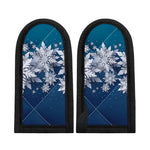 Christmas Snowflake Print Skillet Handle Cover