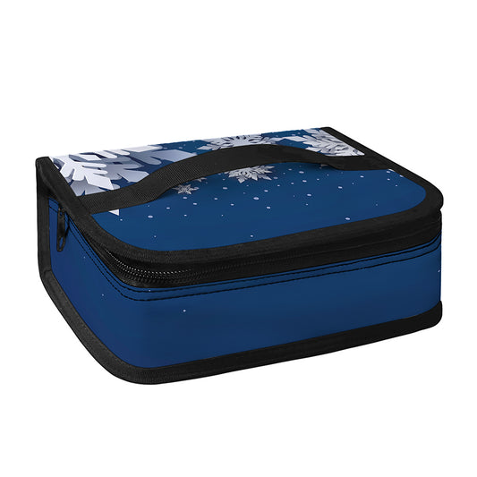 Christmas Snowflake Print Small Lunch Bag