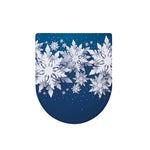 Christmas Snowflake Print Toilet Lid Cover