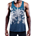 Christmas Snowflake Print Training Tank Top