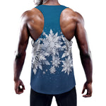 Christmas Snowflake Print Training Tank Top