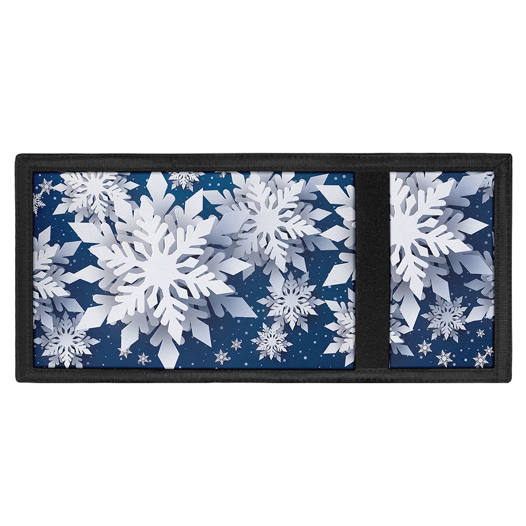 Christmas Snowflake Print Trifold Wallet