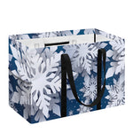 Christmas Snowflake Print Utility Tote Bag