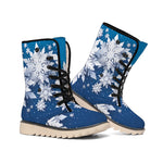 Christmas Snowflake Print Winter Boots