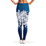 Christmas Snowflake Print Women's Leggings
