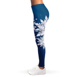 Christmas Snowflake Print Women's Leggings