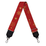 Christmas Snowflakes And Stars Print Bag Strap