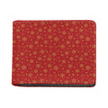 Christmas Snowflakes And Stars Print Bifold Wallet