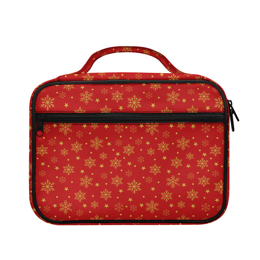 Christmas Snowflakes And Stars Print Briefcase Bible Bag