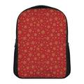 Christmas Snowflakes And Stars Print Casual Backpack