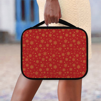Christmas Snowflakes And Stars Print Classic Bible Case