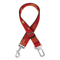 Christmas Snowflakes And Stars Print Dog Seat Belt