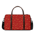 Christmas Snowflakes And Stars Print Duffel Bag