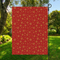 Christmas Snowflakes And Stars Print Garden Flag