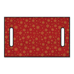 Christmas Snowflakes And Stars Print Golf Cart Seat Cover