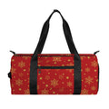 Christmas Snowflakes And Stars Print Gym Bag