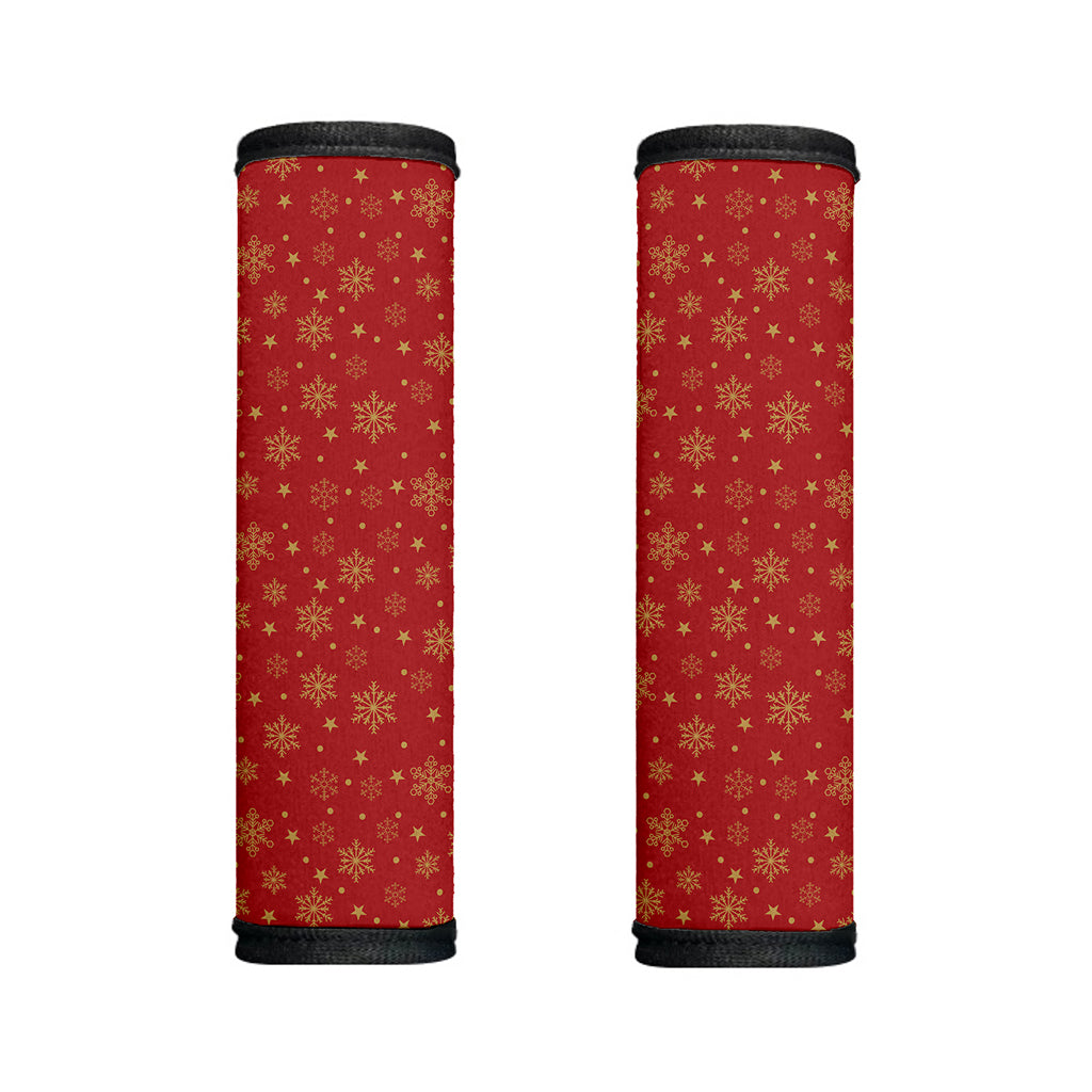 Christmas Snowflakes And Stars Print Handle Covers
