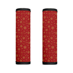 Christmas Snowflakes And Stars Print Handle Covers