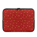 Christmas Snowflakes And Stars Print Laptop Sleeve