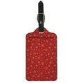 Christmas Snowflakes And Stars Print Luggage Tag