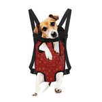 Christmas Snowflakes And Stars Print Pet Carrier Backpack