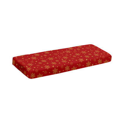 Christmas Snowflakes And Stars Print Piano Keyboard Cover