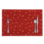 Christmas Snowflakes And Stars Print Placemat