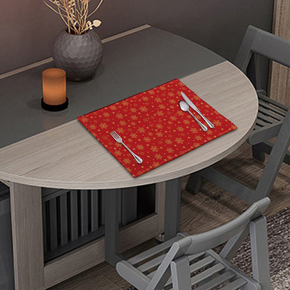 Christmas Snowflakes And Stars Print Placemat