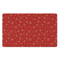 Christmas Snowflakes And Stars Print Polyester Doormat